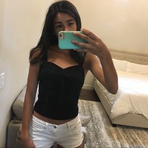 black crop top